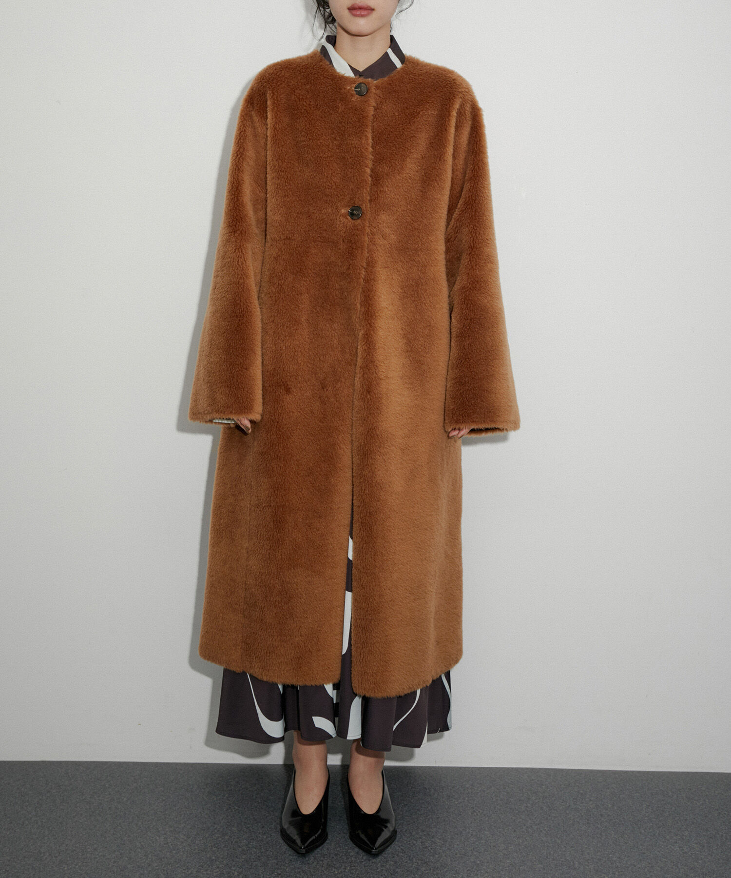 ADAM ET ROPE'「【リバーシブル】レディフェイクボアコート」|その他|