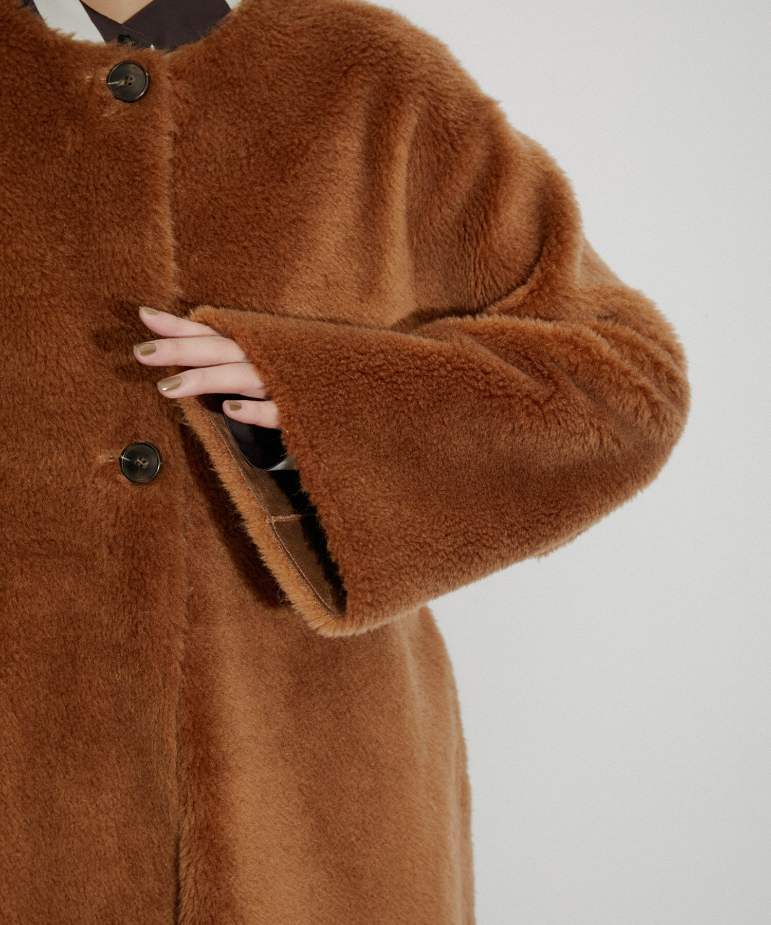 ADAM ET ROPE'「【リバーシブル】レディフェイクボアコート」|その他|