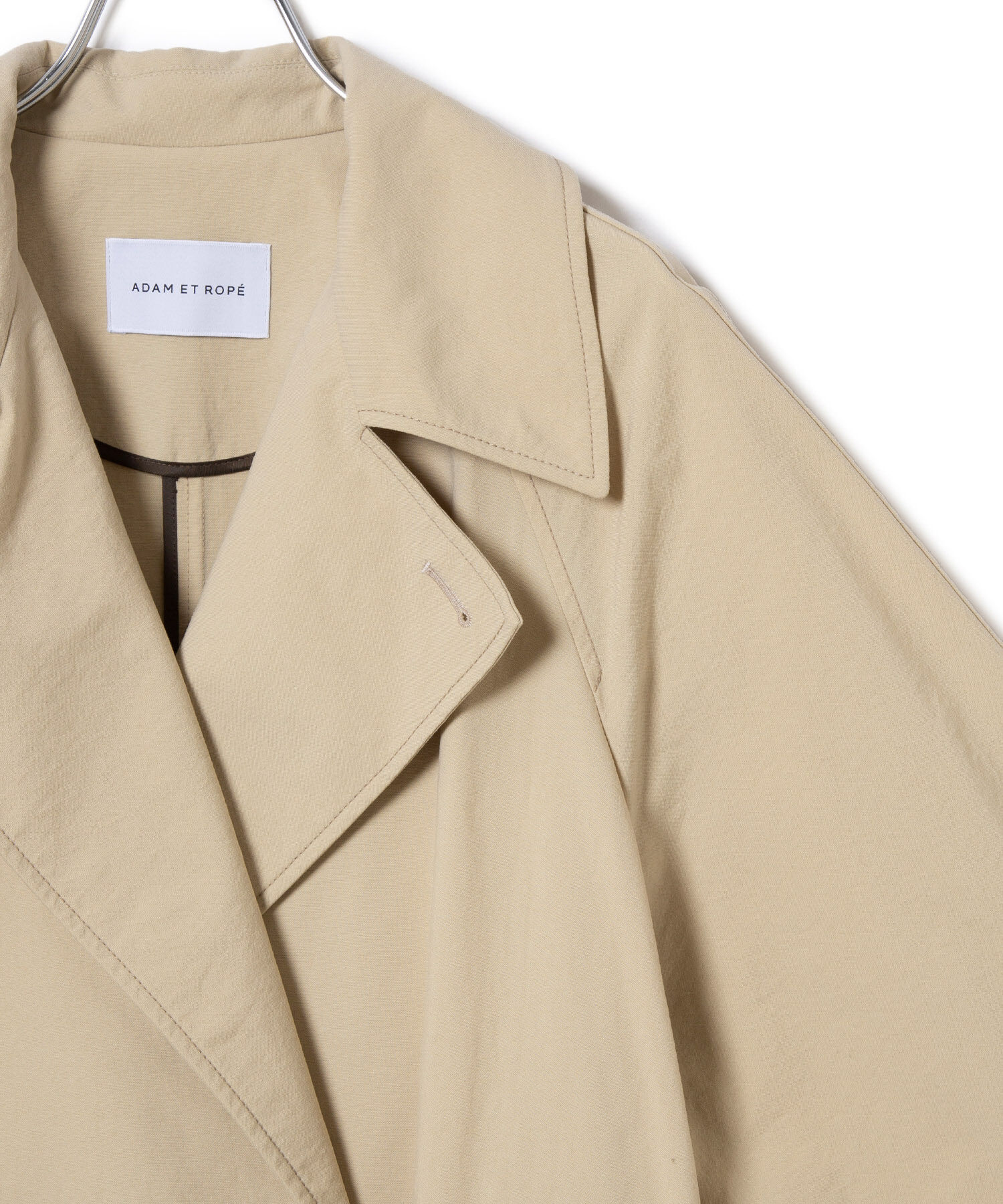 ADAM ET ROPE'「【環境配慮】ファンクショントレンチコート」|トレンチコート|