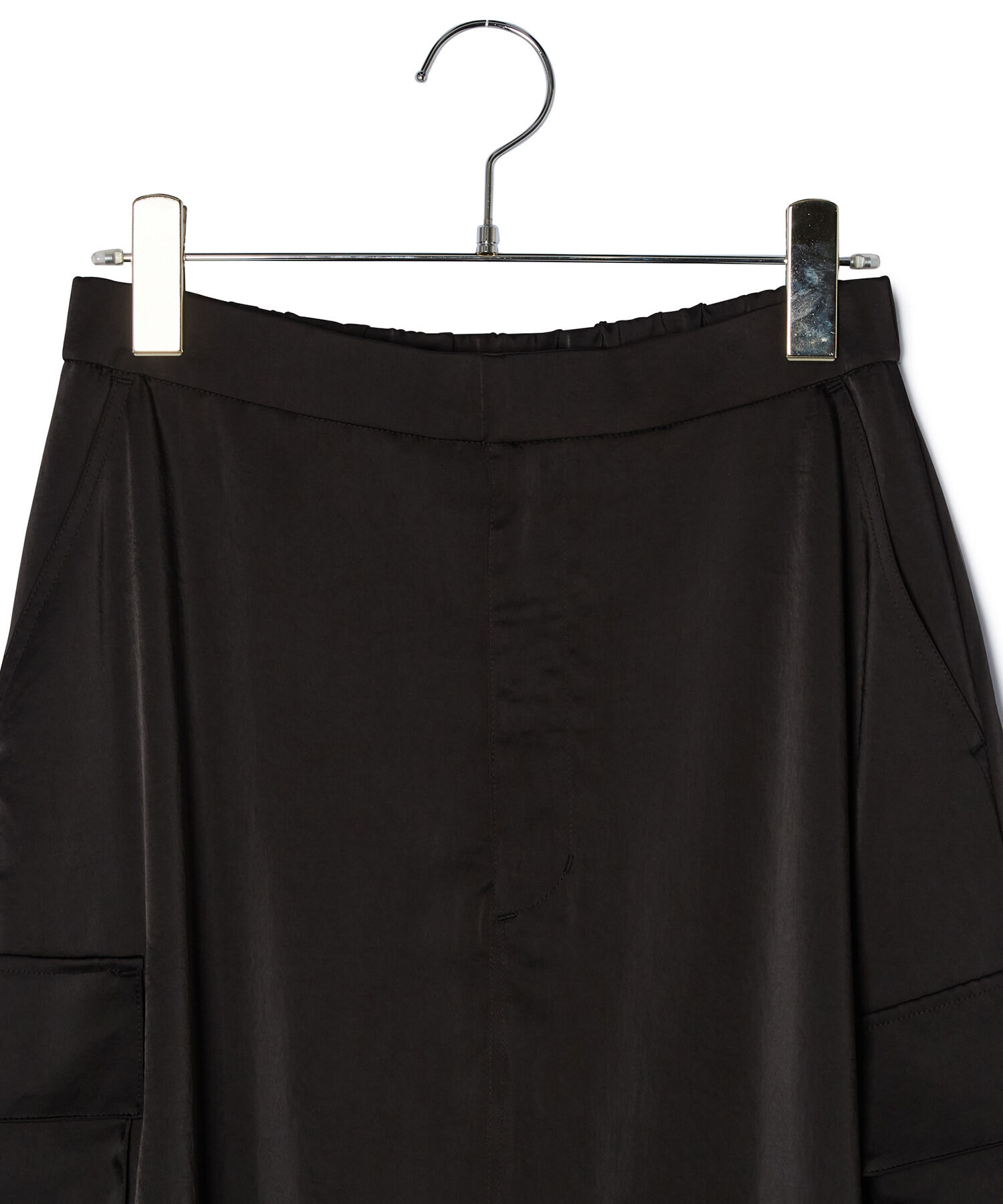 ADAM ET ROPE'「【サステナブル】サテンバルーンカーゴスカート」|スカート|