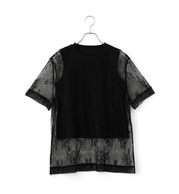 ADAM ET ROPE'「レースTEE」|Tシャツ・カットソー|