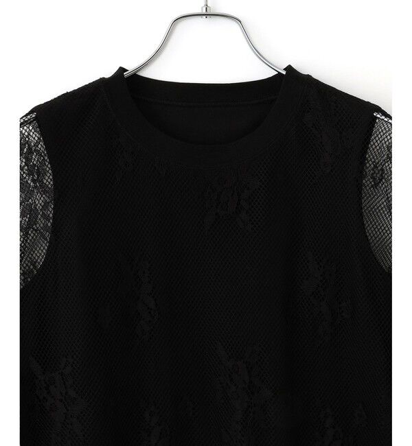 ADAM ET ROPE'「レースTEE」|Tシャツ・カットソー|