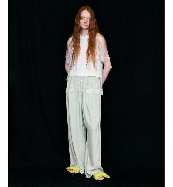 ADAM ET ROPE'「レースTEE」|Tシャツ・カットソー|