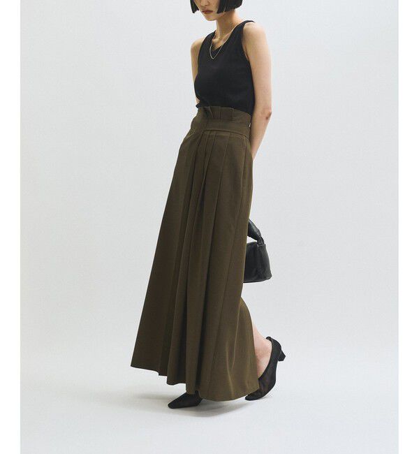 ADAM ET ROPE'「アシメタックスカート」|スカート|カーキー(36)