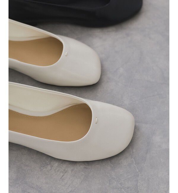 ADAM ET ROPE'「ラウンドフラットシューズ」|パンプス|