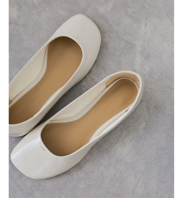 ADAM ET ROPE'「ラウンドフラットシューズ」|パンプス|