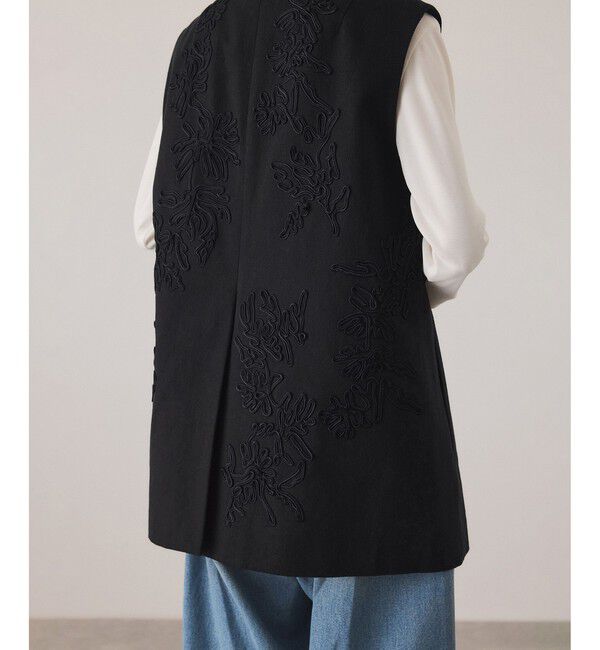 ADAM ET ROPE'「エンブロイダリージレ」|ベスト・ジレ|