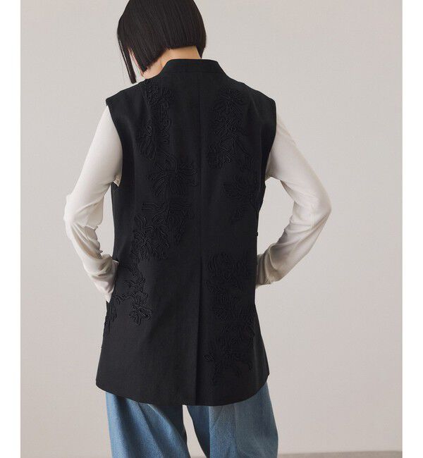 ADAM ET ROPE'「エンブロイダリージレ」|ベスト・ジレ|