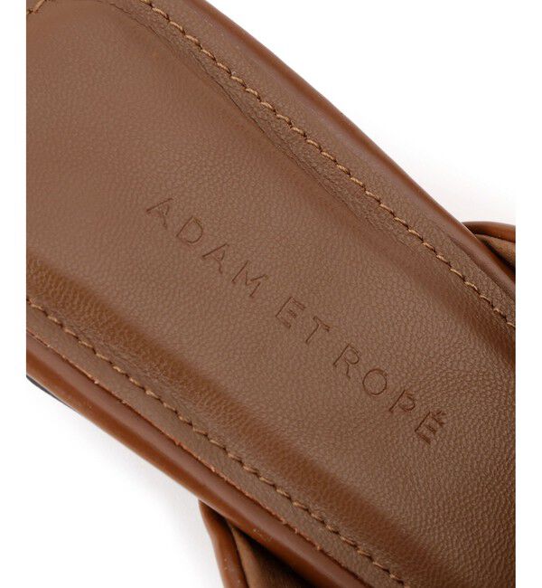 ADAM ET ROPE'「スクエアミュール」|サンダル|