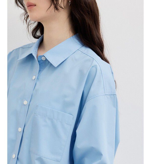 ADAM ET ROPE'「【WEB限定】ブロードカラーシャツ」|シャツ・ブラウス|