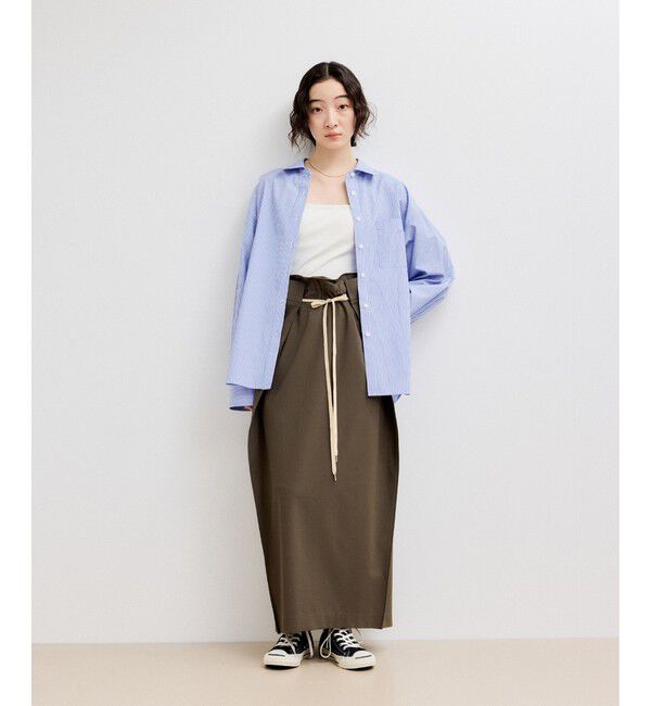 ADAM ET ROPE'「【WEB限定】ブロードカラーシャツ」|シャツ・ブラウス|