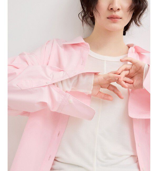 ADAM ET ROPE'「【WEB限定】ブロードカラーシャツ」|シャツ・ブラウス|