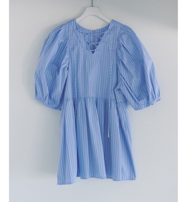 ADAM ET ROPE'「【WEB限定】2WAYバルーンスリーブチュニック」|シャツ・ブラウス|