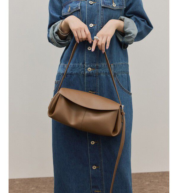 ADAM ET ROPE'「【サステナブル】フラップショルダーバッグ」|ショルダー・メッセンジャー|