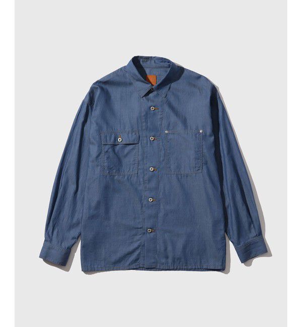 ADAM ET ROPE'「ライトオンス デニム シャツ / ADAM ET ROPE' JEANS」|シャツ・ブラウス|ブルー系(45)
