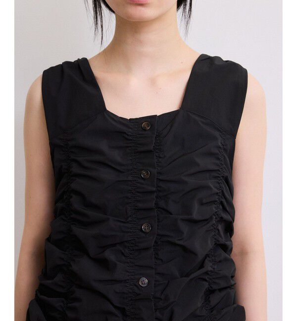 ADAM ET ROPE'「【WEB限定】シャーリングジレ」|ベスト・ジレ|