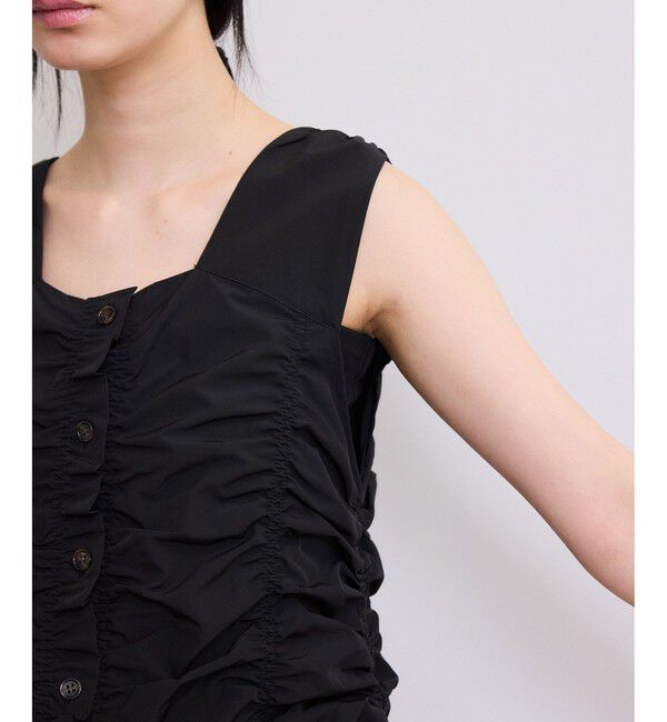 ADAM ET ROPE'「【WEB限定】シャーリングジレ」|ベスト・ジレ|