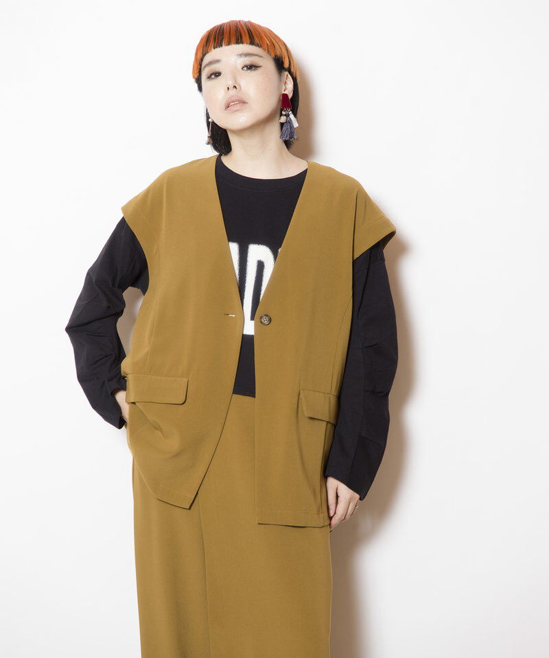  「バックタックジレ」|ベスト・ジレ|