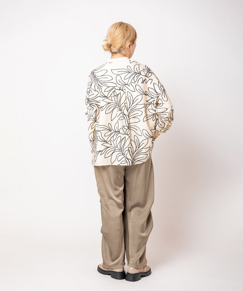  「エンブロイダリー比翼シャツ」|シャツ・ブラウス|