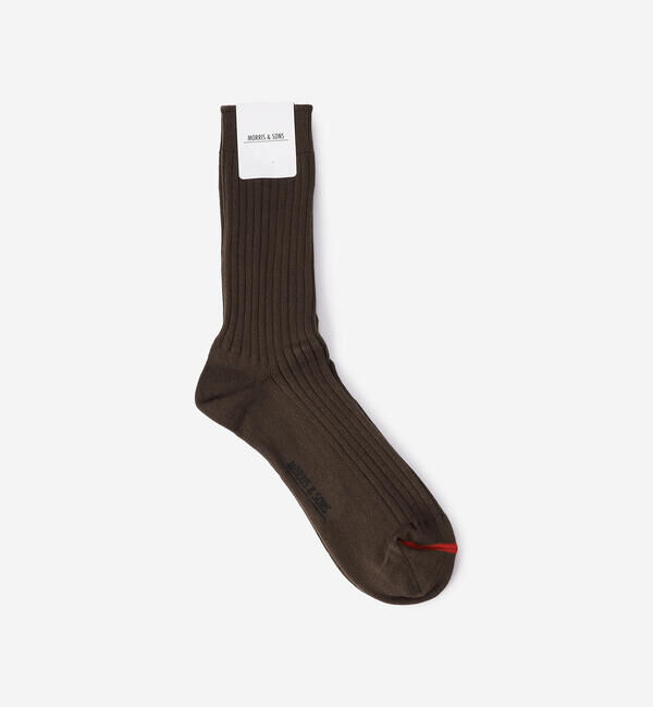 Morris & Sons「MORRIS & SONS | ソフトリブソックス MEN」|ソックス|