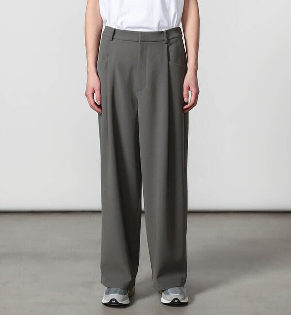 GYMPHLEX「Gymphlex | タック ワイドイージーパンツ MEN」|チノ|