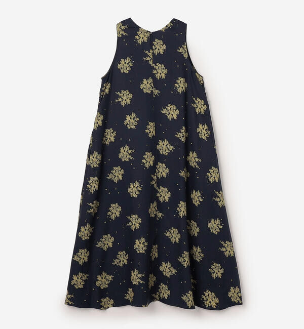 LE GLAZIK「LE GLAZIK | ツイルプリント ノースリーブワンピース WOMEN」|ワンピース|