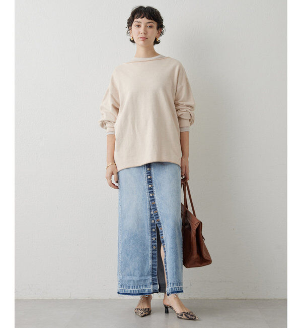  「シアーフライスクルーネックプルオーバー」|Tシャツ・カットソー|