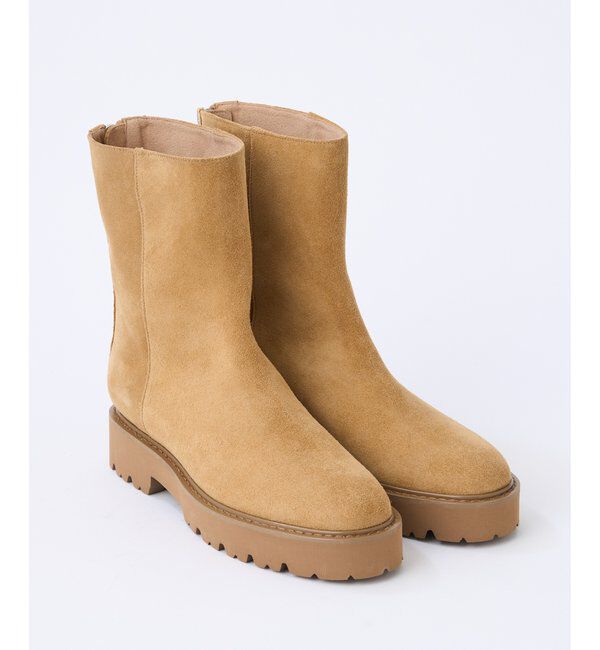 Hoaw.「【Hoaw.】バックZIPショートブーツ」|ショートブーツ|