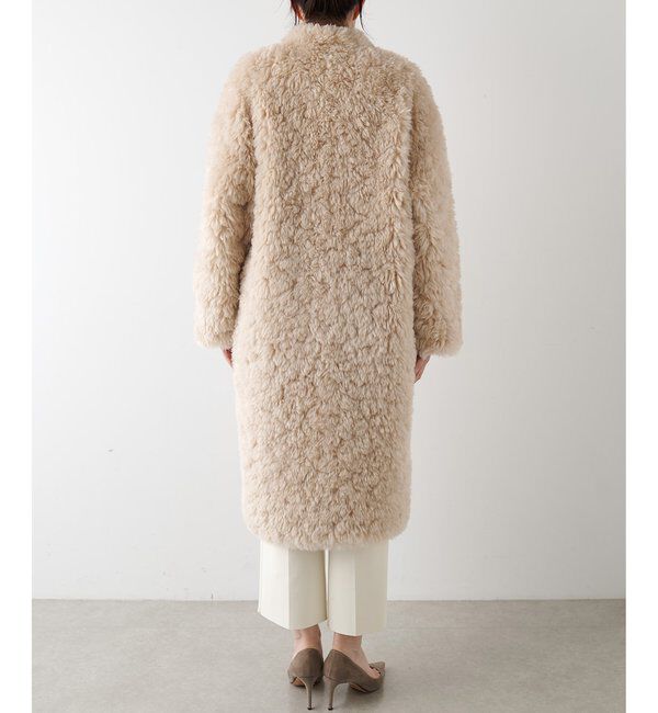  「【THE PAUSE】フェイクファーロングコート」|その他|