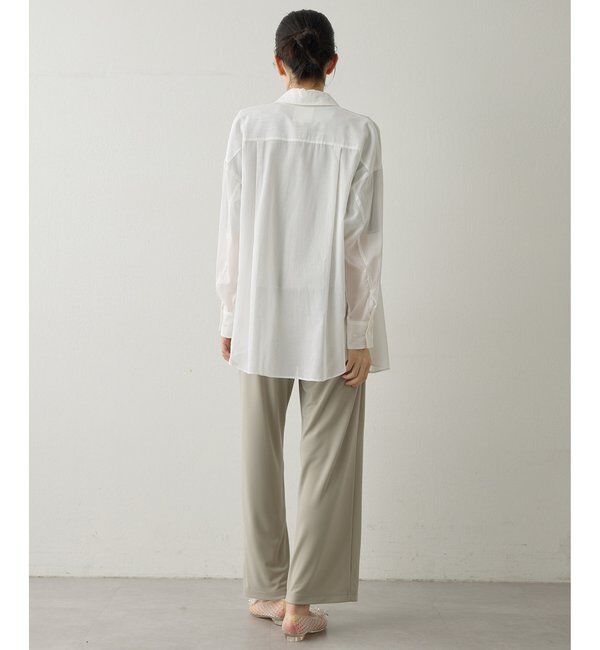 Drawing Numbers「【Drawing Numbers】コットンシースルーブラウス」|シャツ・ブラウス|