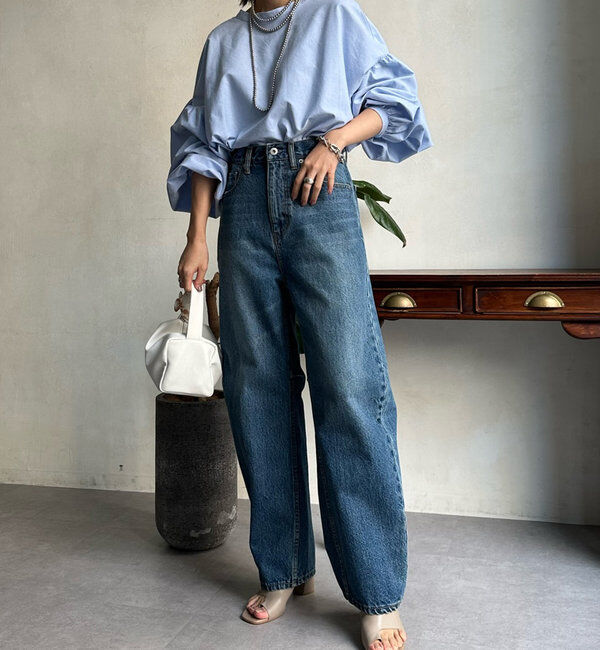  「【ベストセラーアイテム】カーブデニム」|デニム|