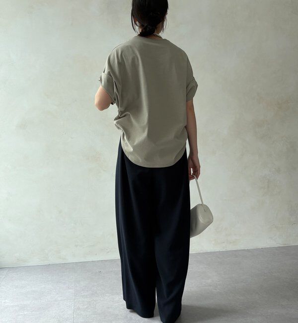  「【累計販売数3万枚突破/21色4サイズ展開！】タックワイドパンツ」|チノ|