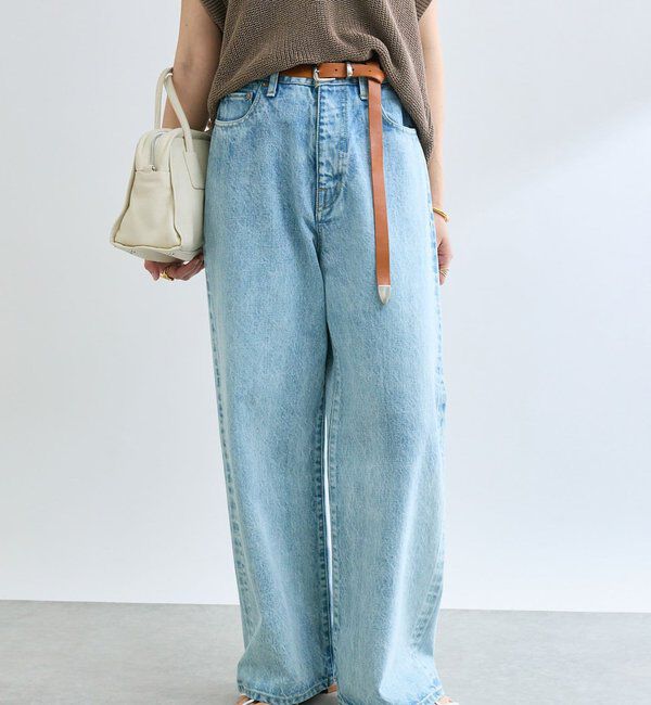  「【MONN.:.(モン)】OKAYAMAベーシックデニム」|デニム|サックスブルー