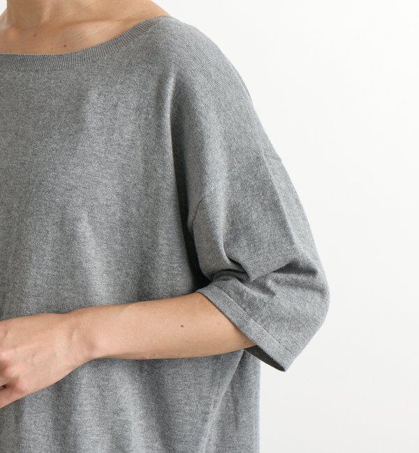  「【MONN.:. （モン）】LOOSE KNIT Tee」|ニット・セーター|