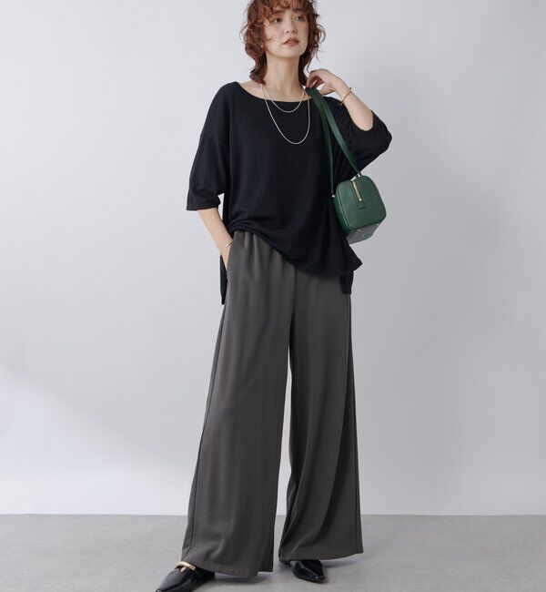  「【MONN.:. （モン）】LOOSE KNIT Tee」|ニット・セーター|