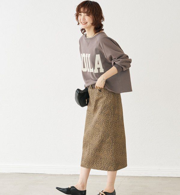  「ローライズレオパードスカート」|スカート|