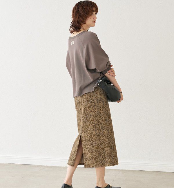  「ローライズレオパードスカート」|スカート|