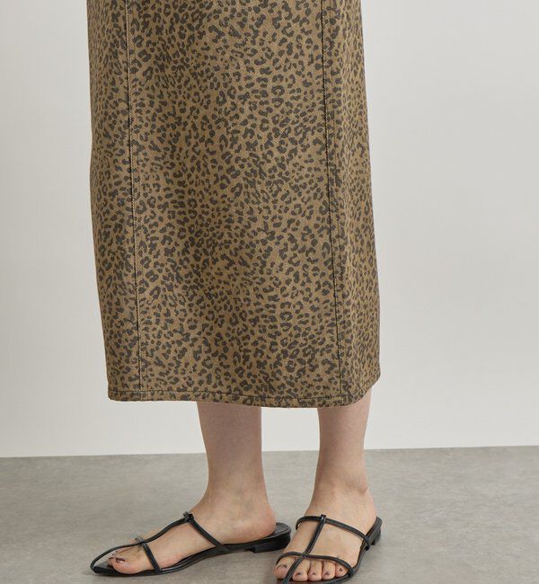  「ローライズレオパードスカート」|スカート|