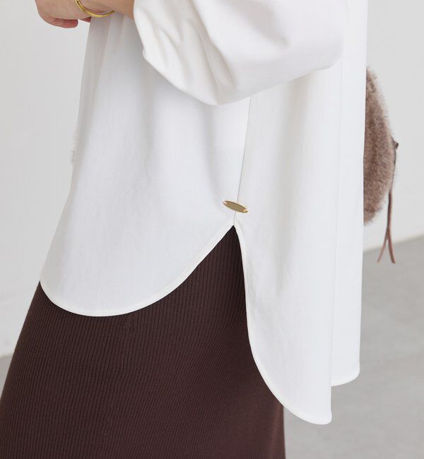  「【新色追加/着回し力抜群】キュプラカットプルオーバー」|Tシャツ・カットソー|