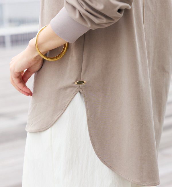  「【新色追加/着回し力抜群】キュプラカットプルオーバー」|Tシャツ・カットソー|