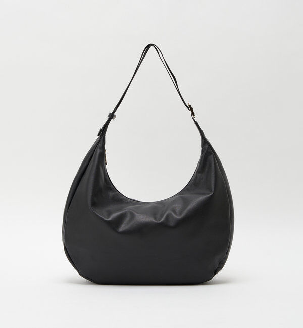  「ソフトレザーラウンドビッグショルダーバッグ」|ショルダー・メッセンジャー|