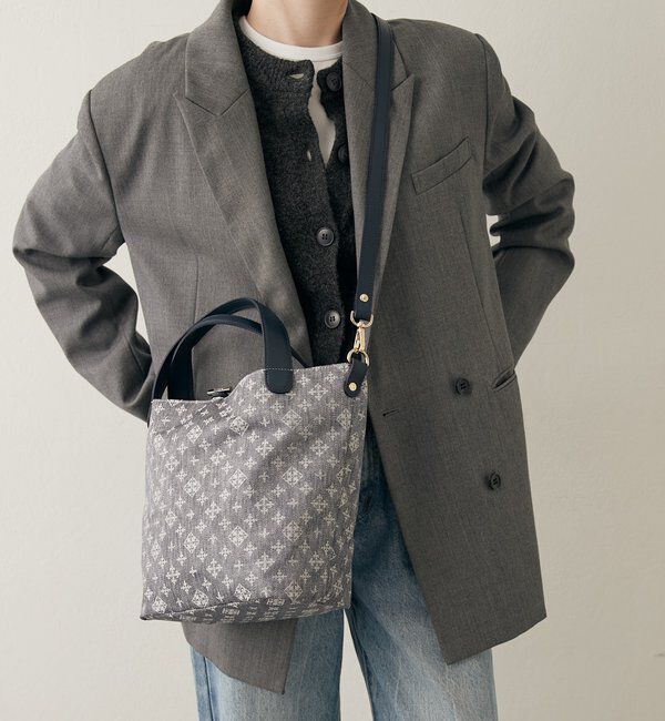  「ナイロンジャガード2WAYタウントートバッグ」|トートバッグ|