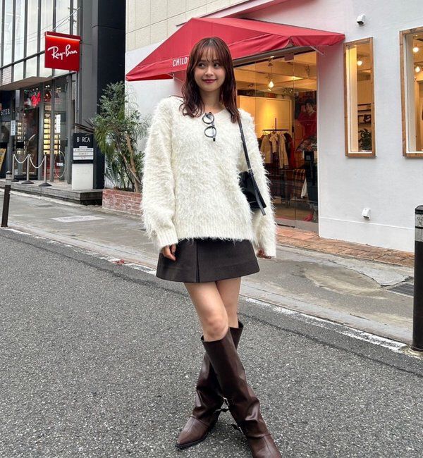  「ふわふわシャギーニット」|ニット・セーター|