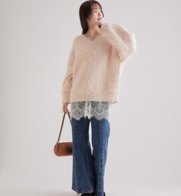  「ふわふわシャギーニット」|ニット・セーター|