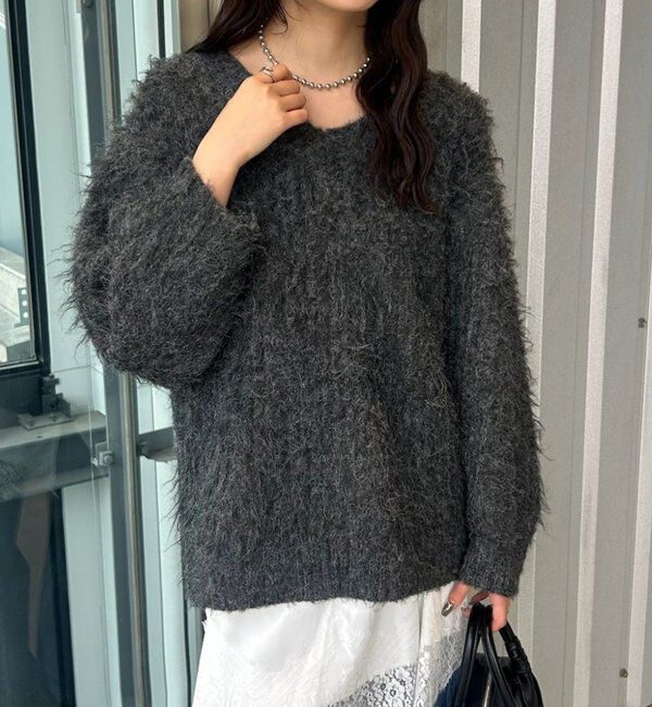  「ふわふわシャギーニット」|ニット・セーター|