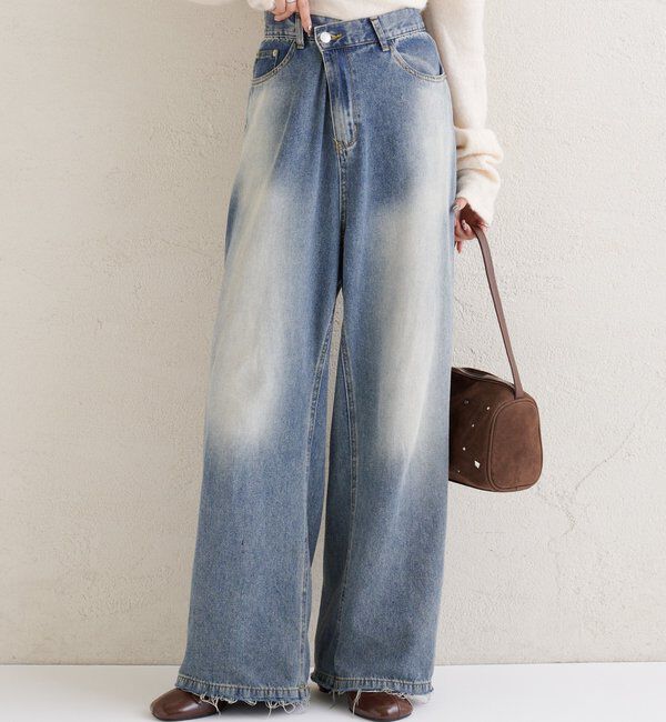  「カットオフオーバーダイデニム」|デニム|ブルー