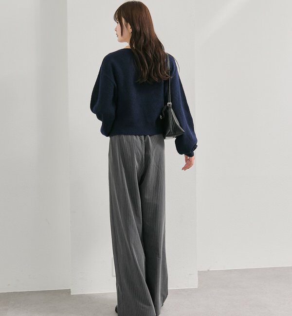  「リボン付きニット プルオーバー」|ニット・セーター|