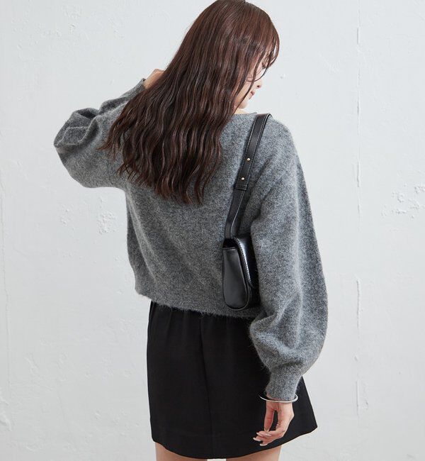  「リボン付きニット プルオーバー」|ニット・セーター|