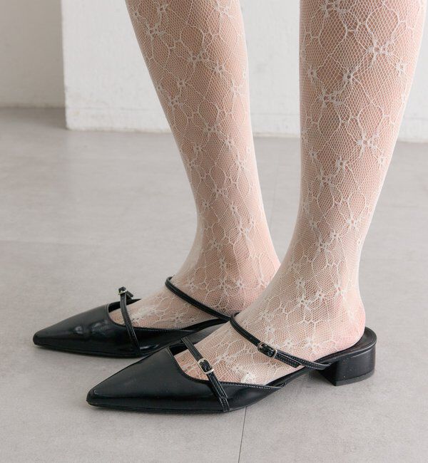  「ポインテッドトゥストラップパンプス」|パンプス|