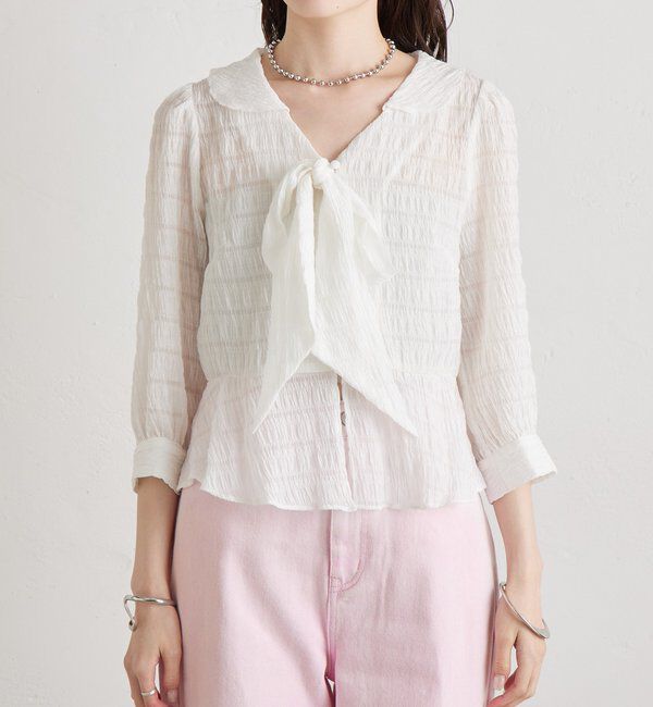  「マルチリボンブラウス」|シャツ・ブラウス|